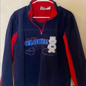 VINTAGE CARE BEARS QUARTER ZIP SWEATSHIRT